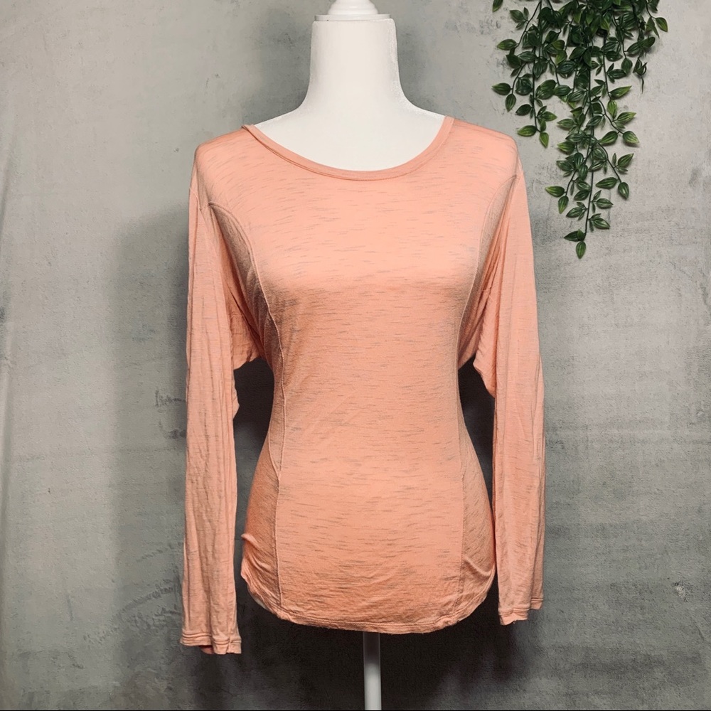 SimplyVera Vera Wang | Long Sleeve Pink Thin Shirt
